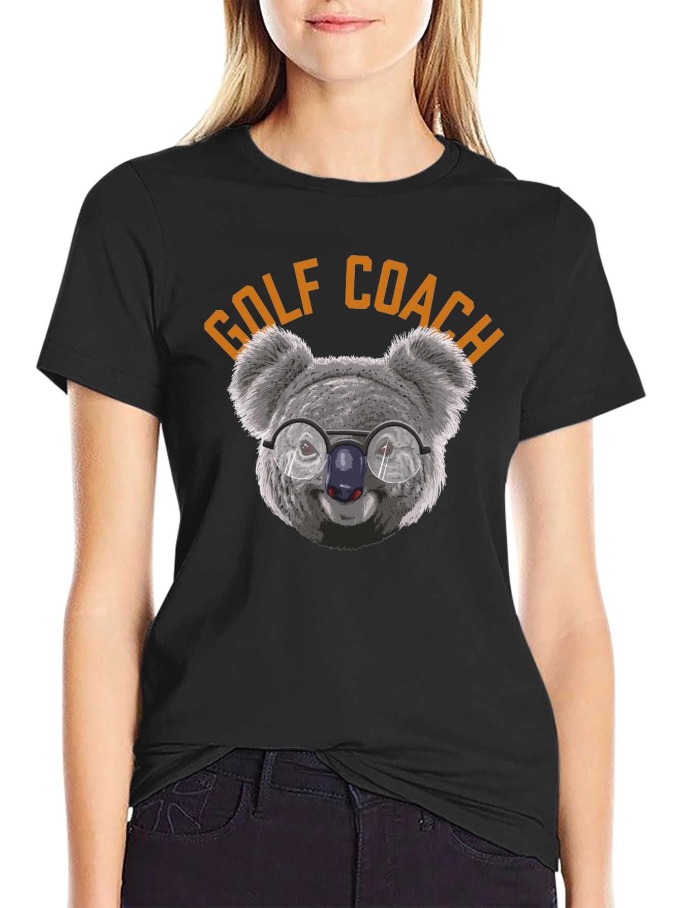 Golf Coach Koala Graphic Tee