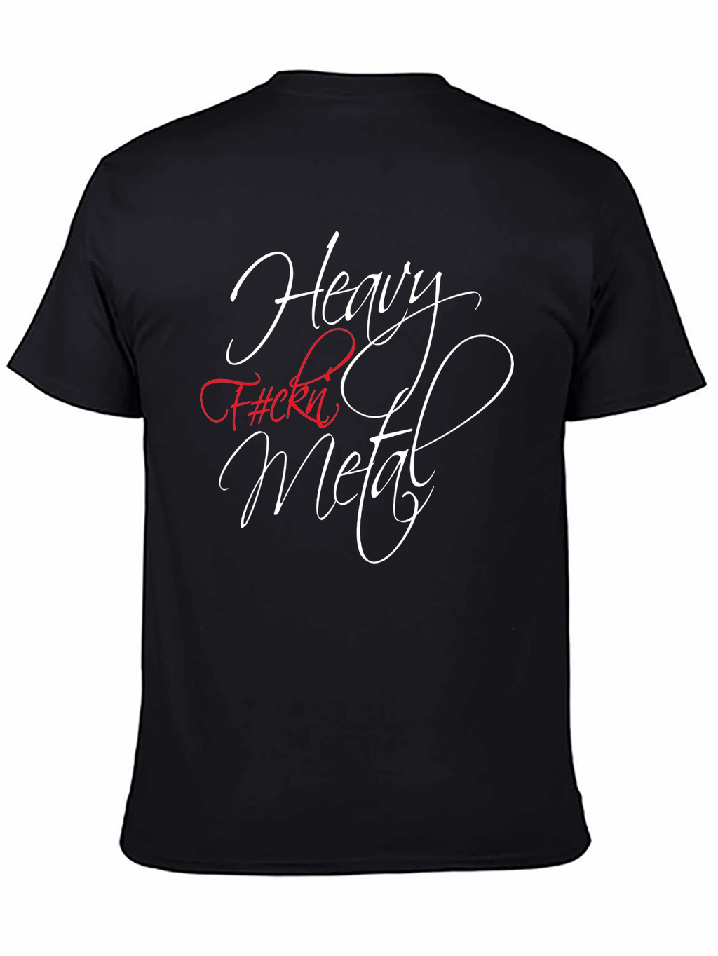 Heavy F#ckn Metal T-Shirt - Black Graphic Tee
