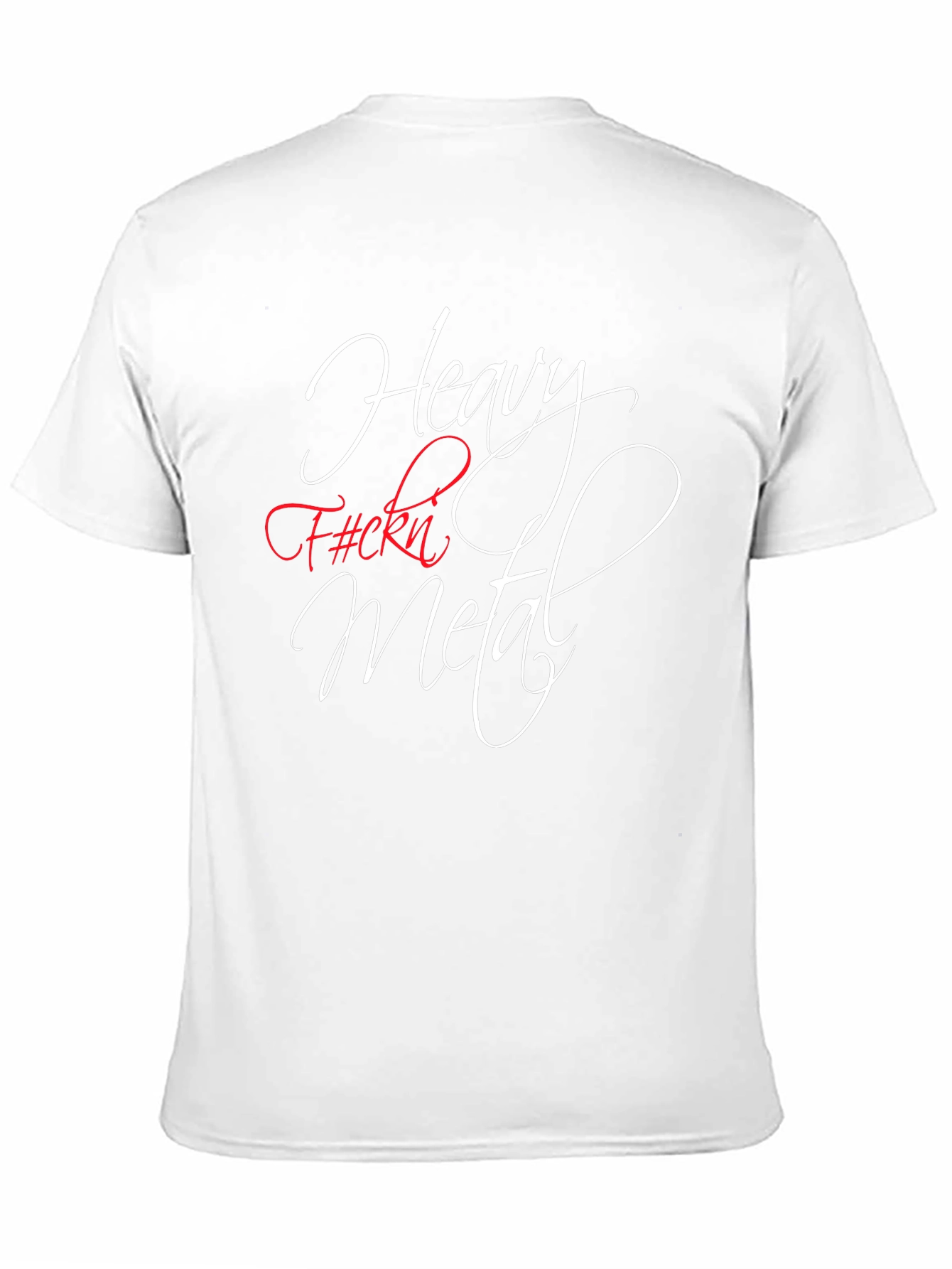 Heavy F#ckn Metal T-Shirt - Black Graphic Tee
