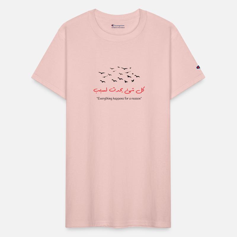 Arabic quotes, "Everything happens for a reason"