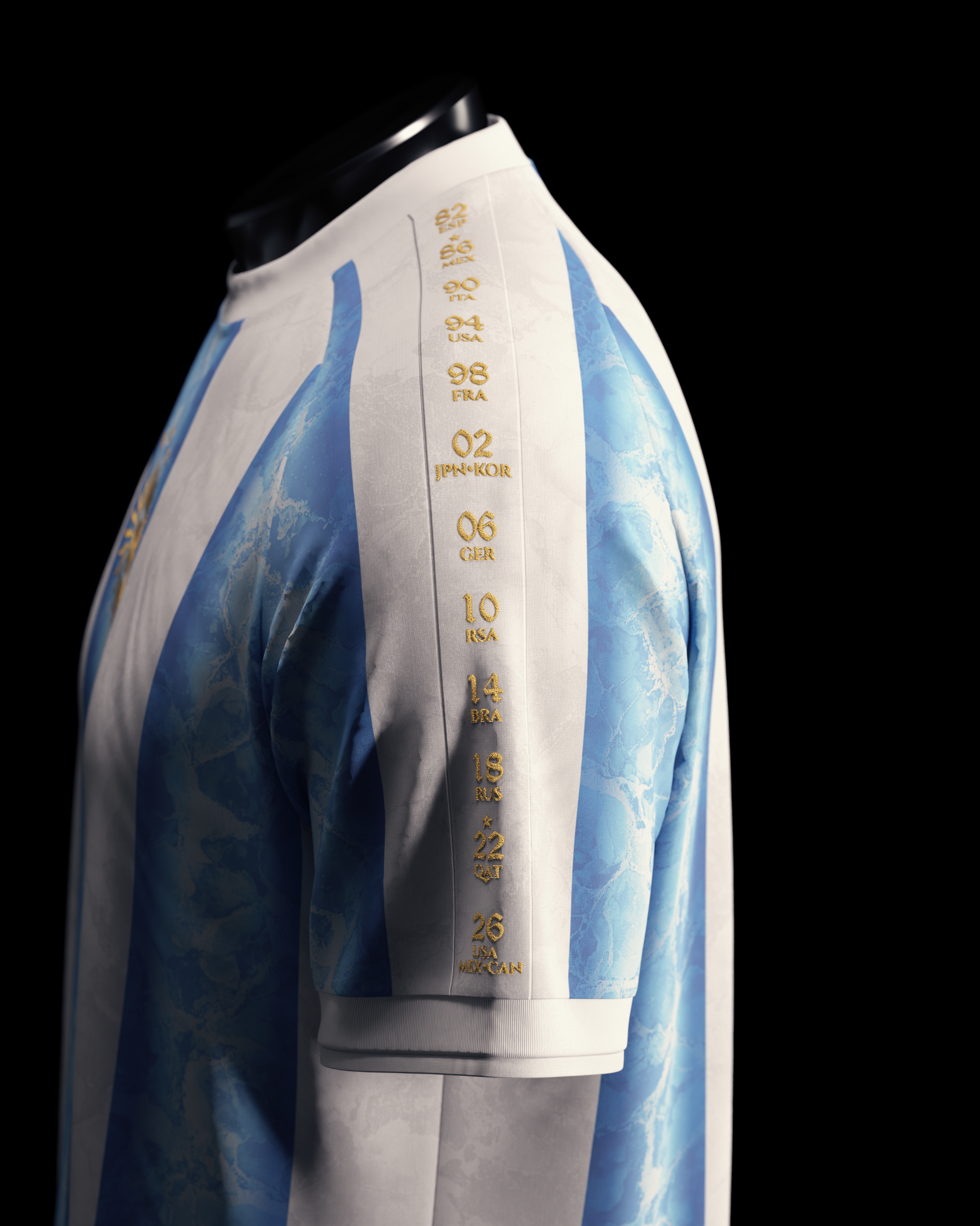 Argentina "Glacier" Jersey (2026WC Edition) - Pre-Order 3 (Mid August)