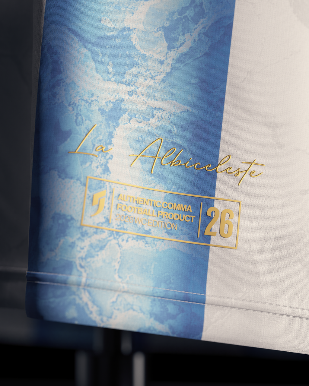 Argentina "Glacier" Jersey (2026WC Edition) - Pre-Order 3 (Mid August)