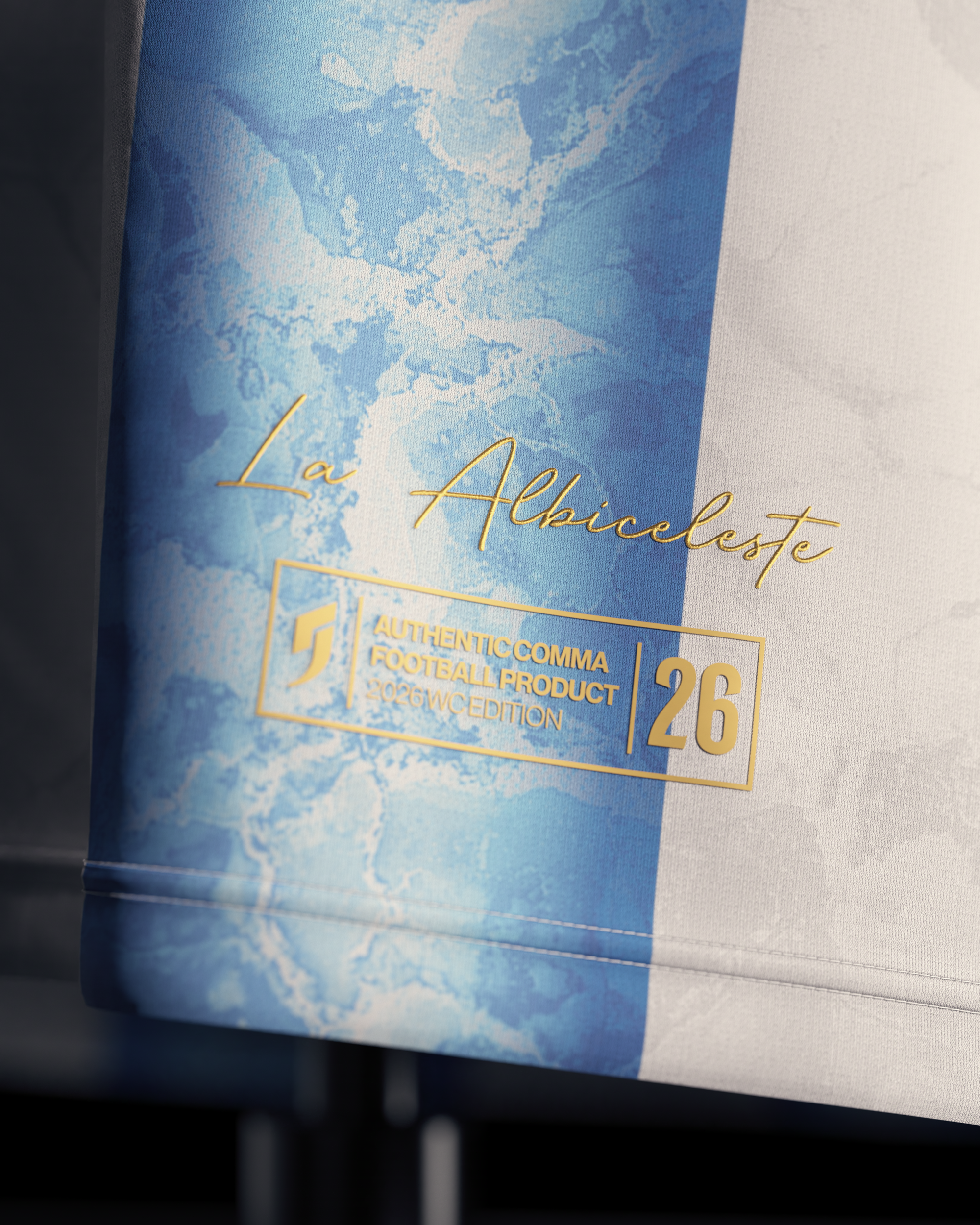 Argentina "Glacier" Jersey (2026WC Edition) - Pre-Order 3 (Mid August)