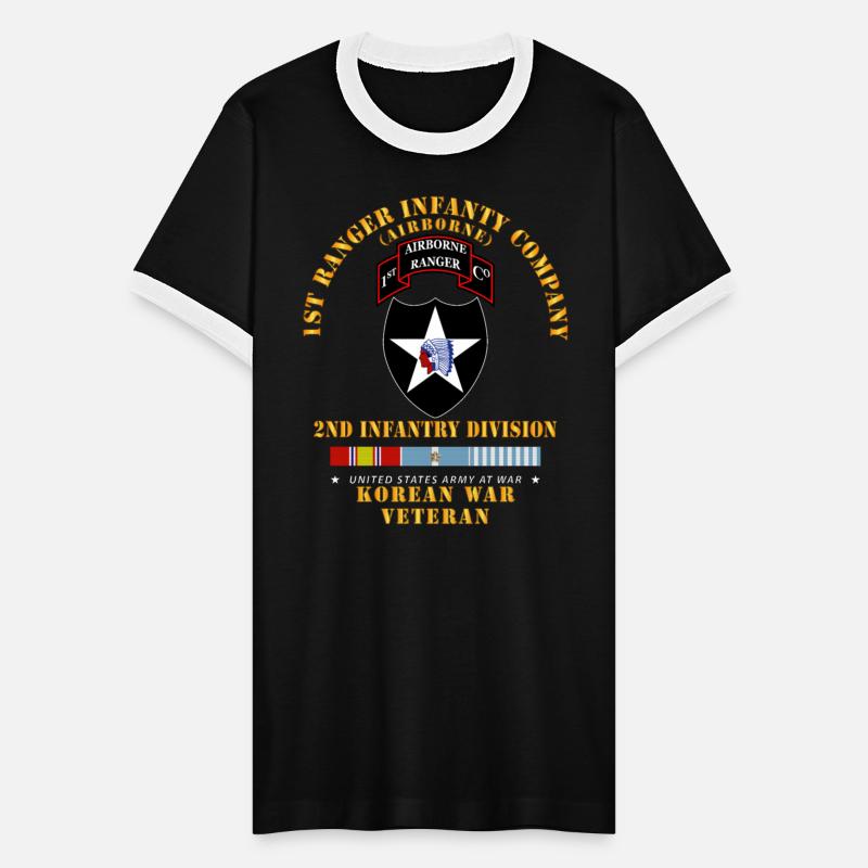 Army 1st Ranger Inf Company 2nd ID w KOREA SVC