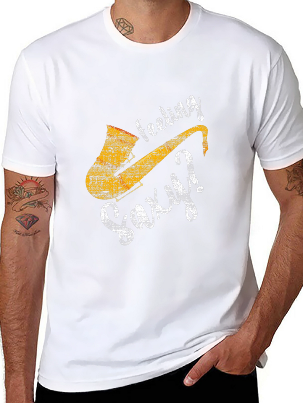 Feeling Saxy? Mens Graphic Tee