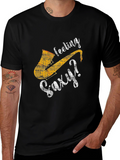 Feeling Saxy? Mens Graphic Tee