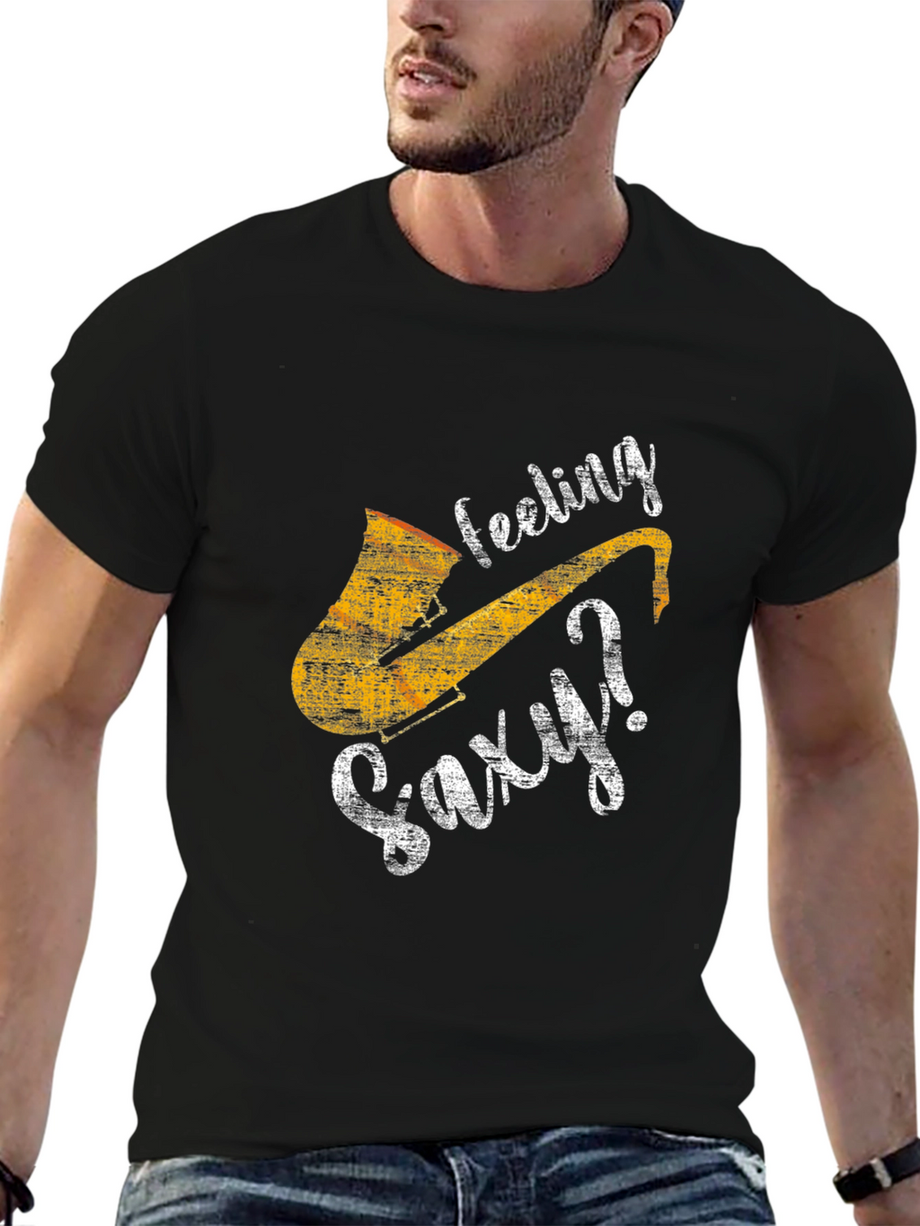 Feeling Saxy? Mens Graphic Tee