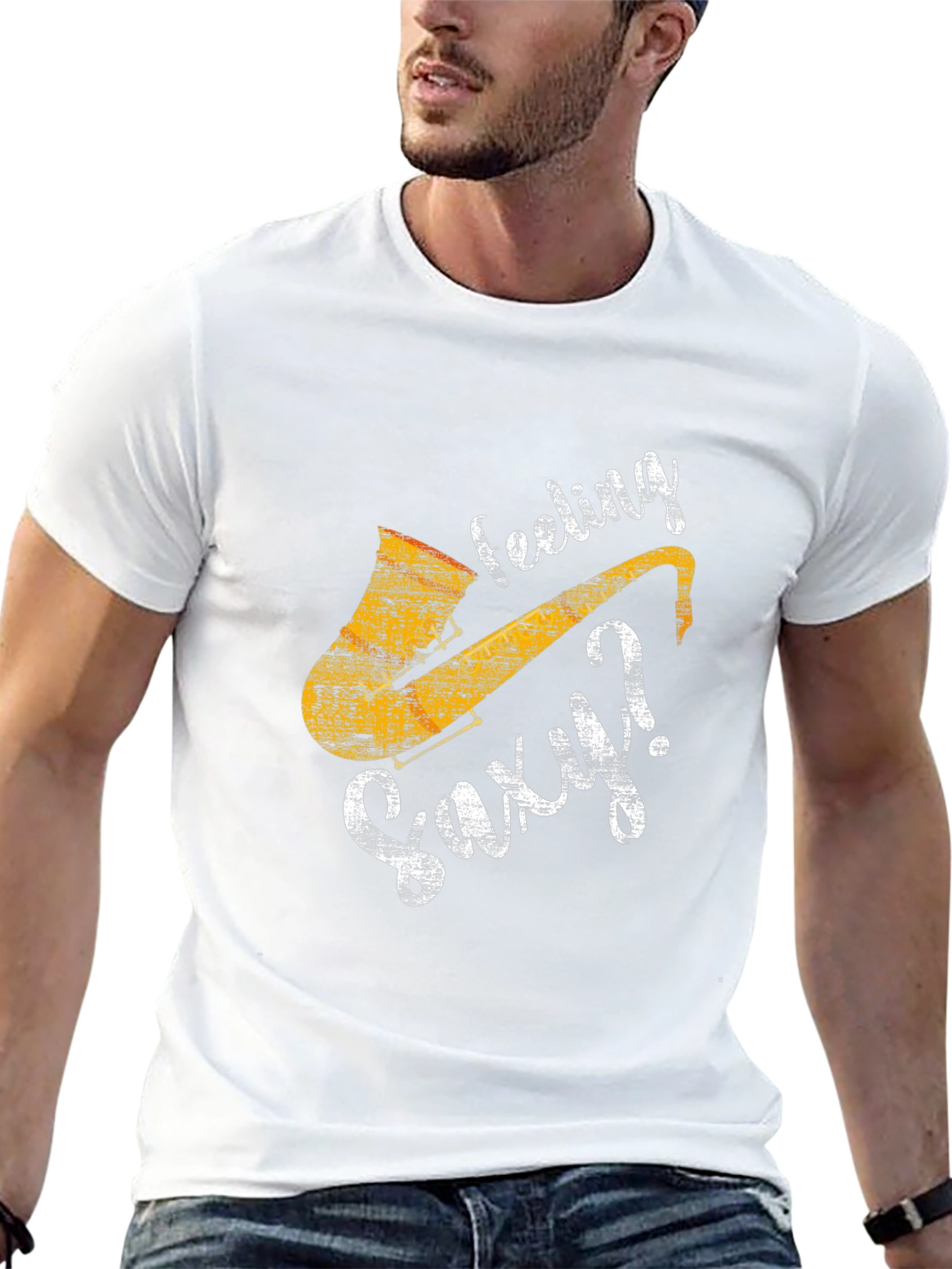 Feeling Saxy? Mens Graphic Tee