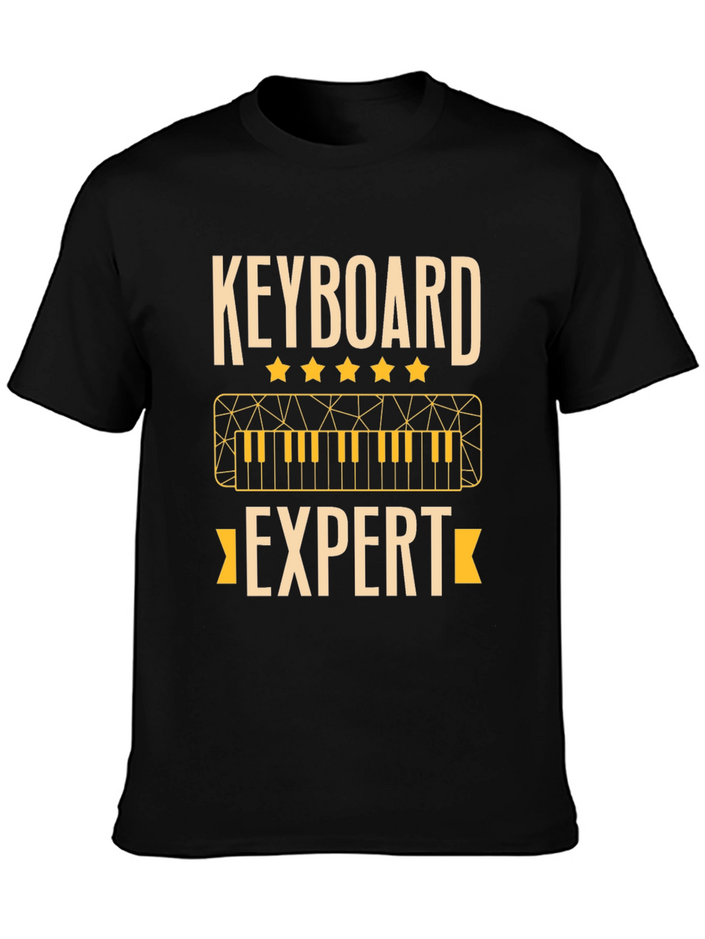 Keyboard Expert Graphic Tee - Musician T-Shirt