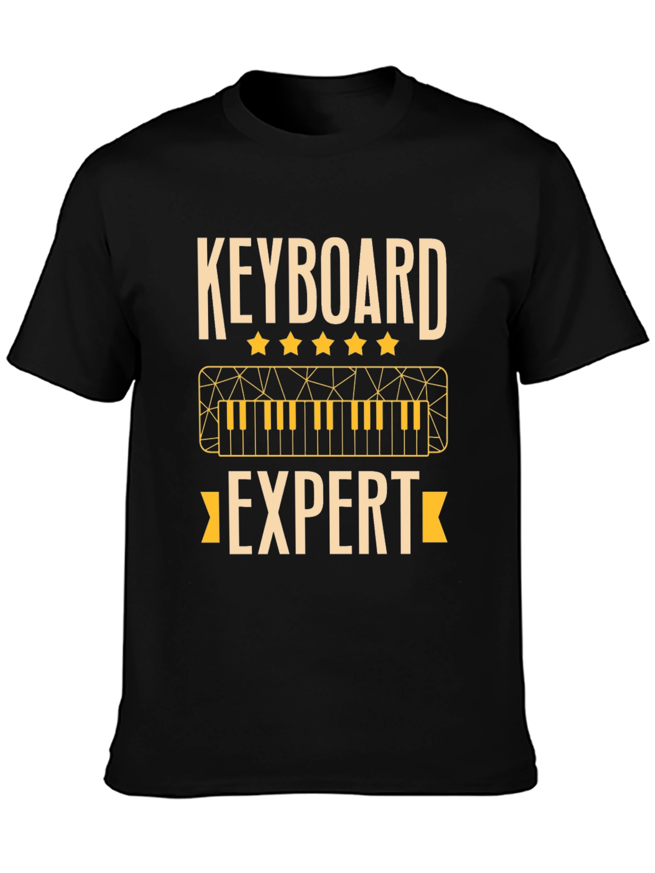 Keyboard Expert Graphic Tee - Musician T-Shirt