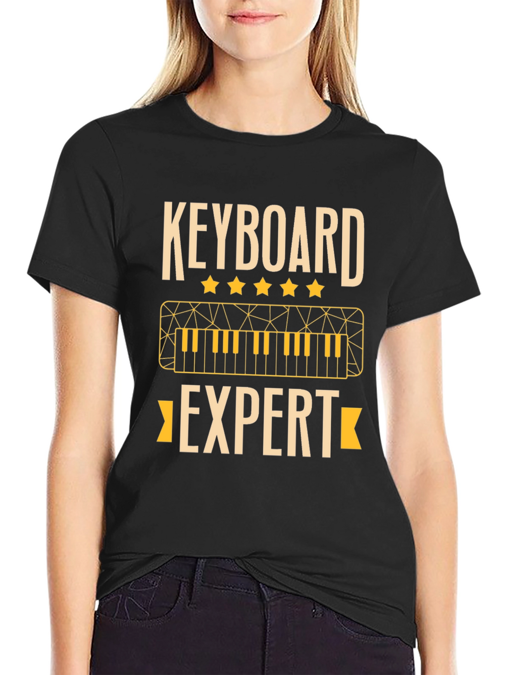 Keyboard Expert Graphic Tee - Musician T-Shirt