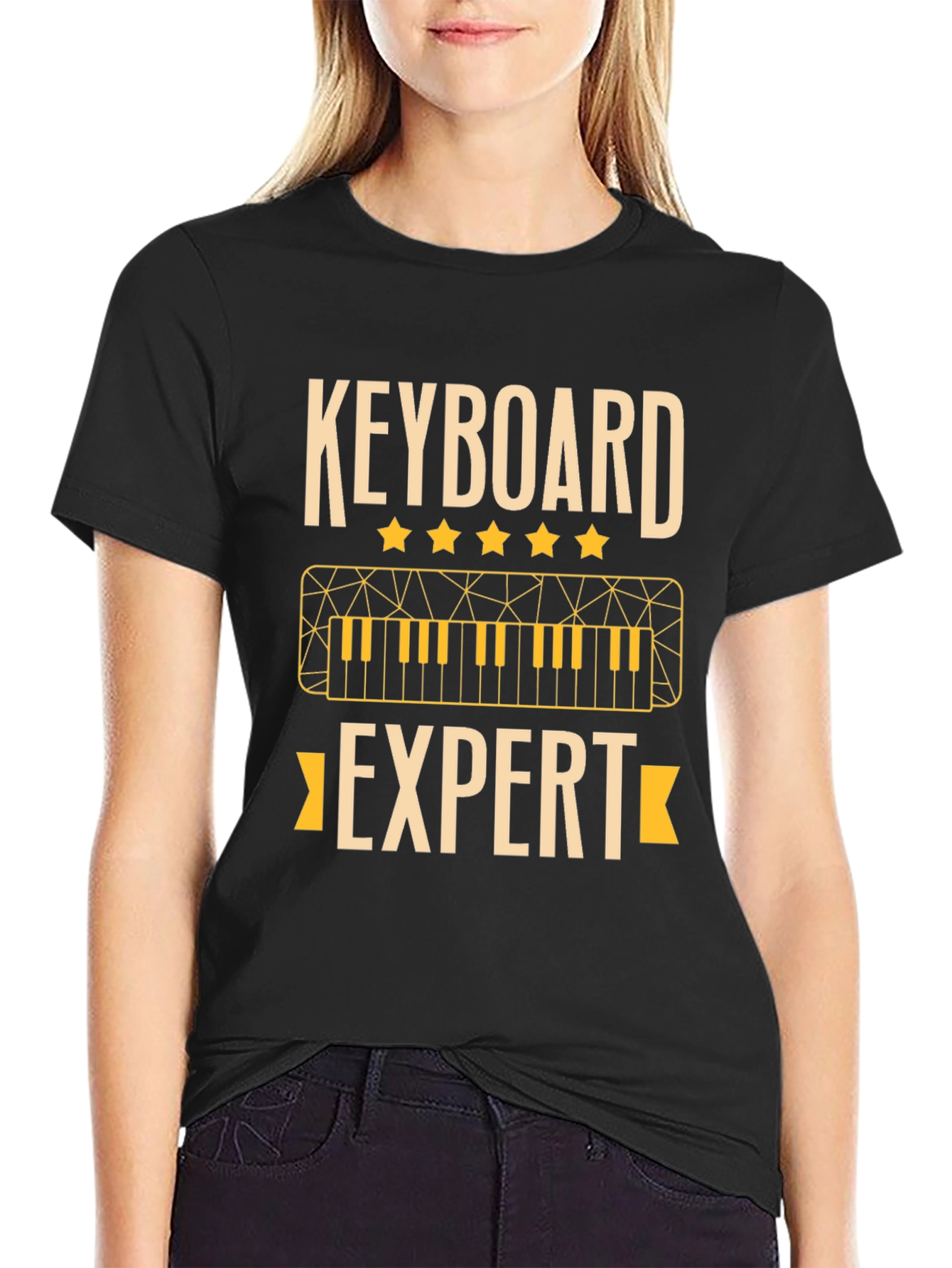 Keyboard Expert Graphic Tee - Musician T-Shirt