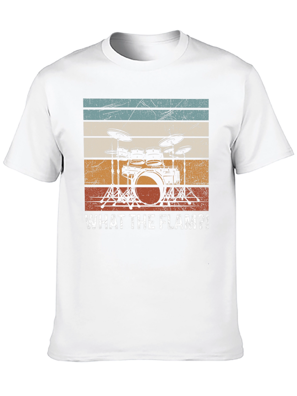What The Flam?! Drum Set Graphic T-Shirt
