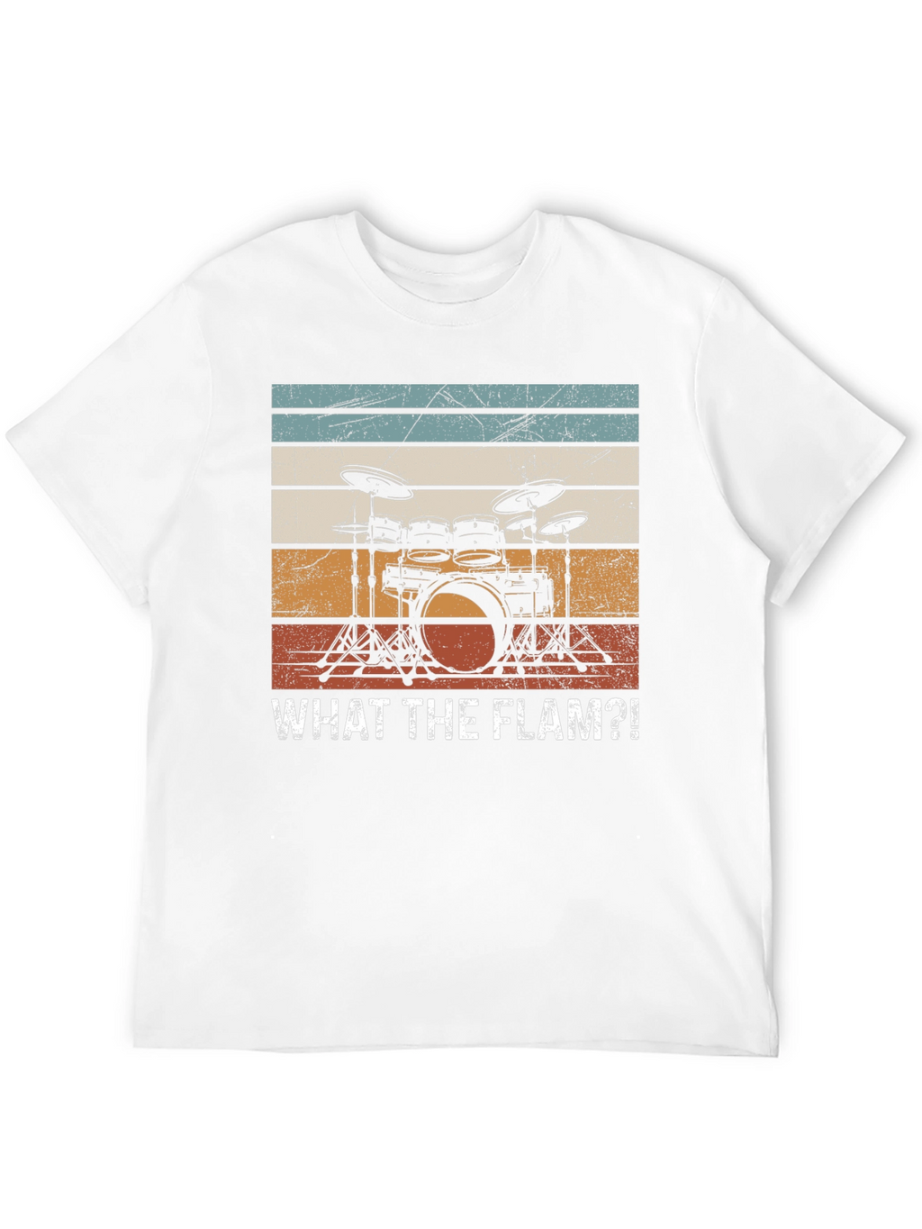 What The Flam?! Drum Set Graphic T-Shirt