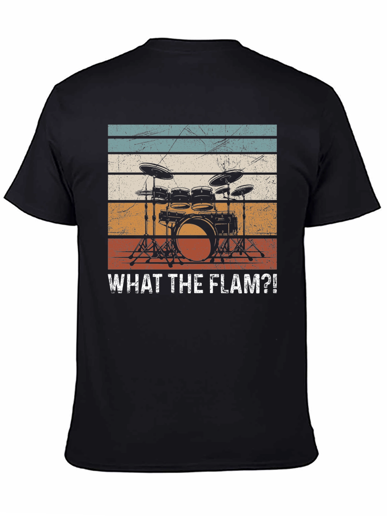 What The Flam?! Drum Set Graphic T-Shirt