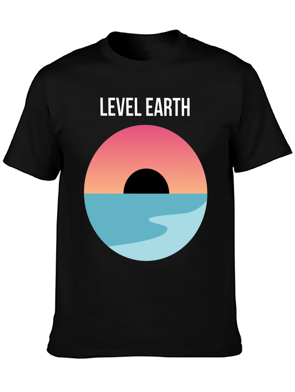 Level Earth Graphic Tee - Flat Earth Design