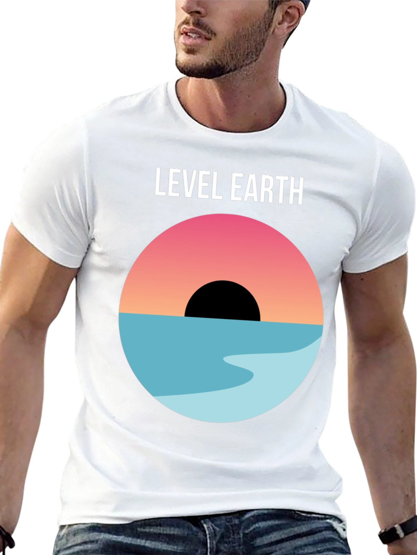Level Earth Graphic Tee - Flat Earth Design