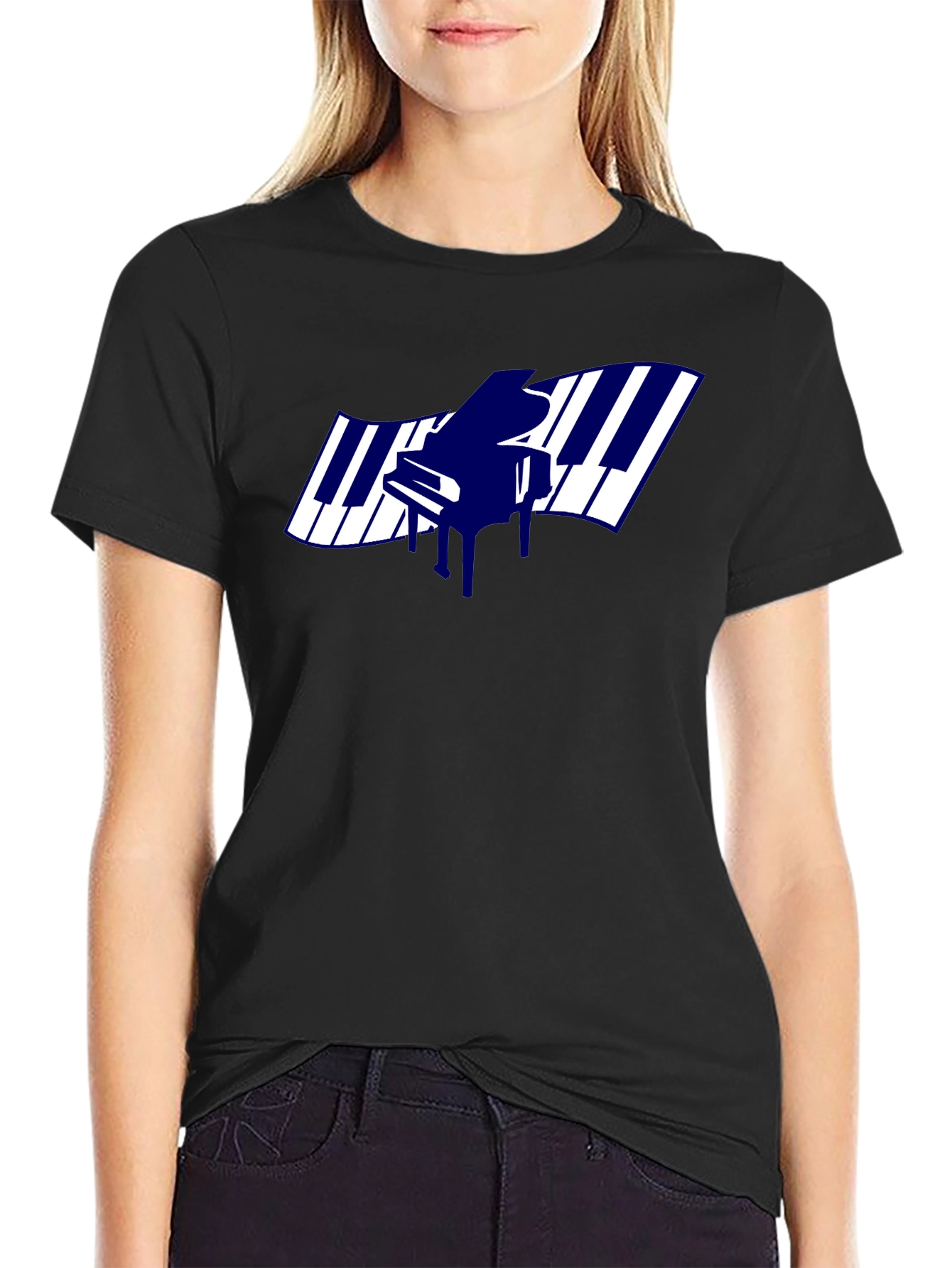 Piano Keys Graphic T-Shirt - Music Lover Tee