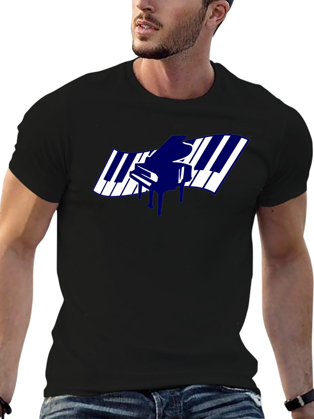 Piano Keys Graphic T-Shirt - Music Lover Tee