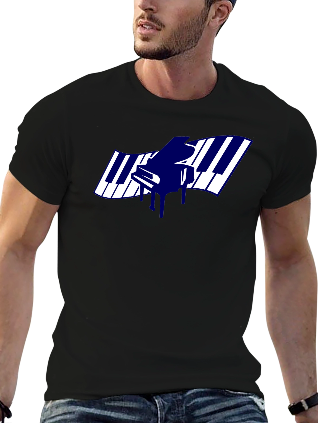 Piano Keys Graphic T-Shirt - Music Lover Tee