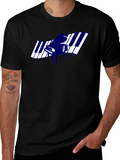 Piano Keys Graphic T-Shirt - Music Lover Tee