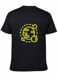 Planet Graphic Tee - Black Cotton Blend