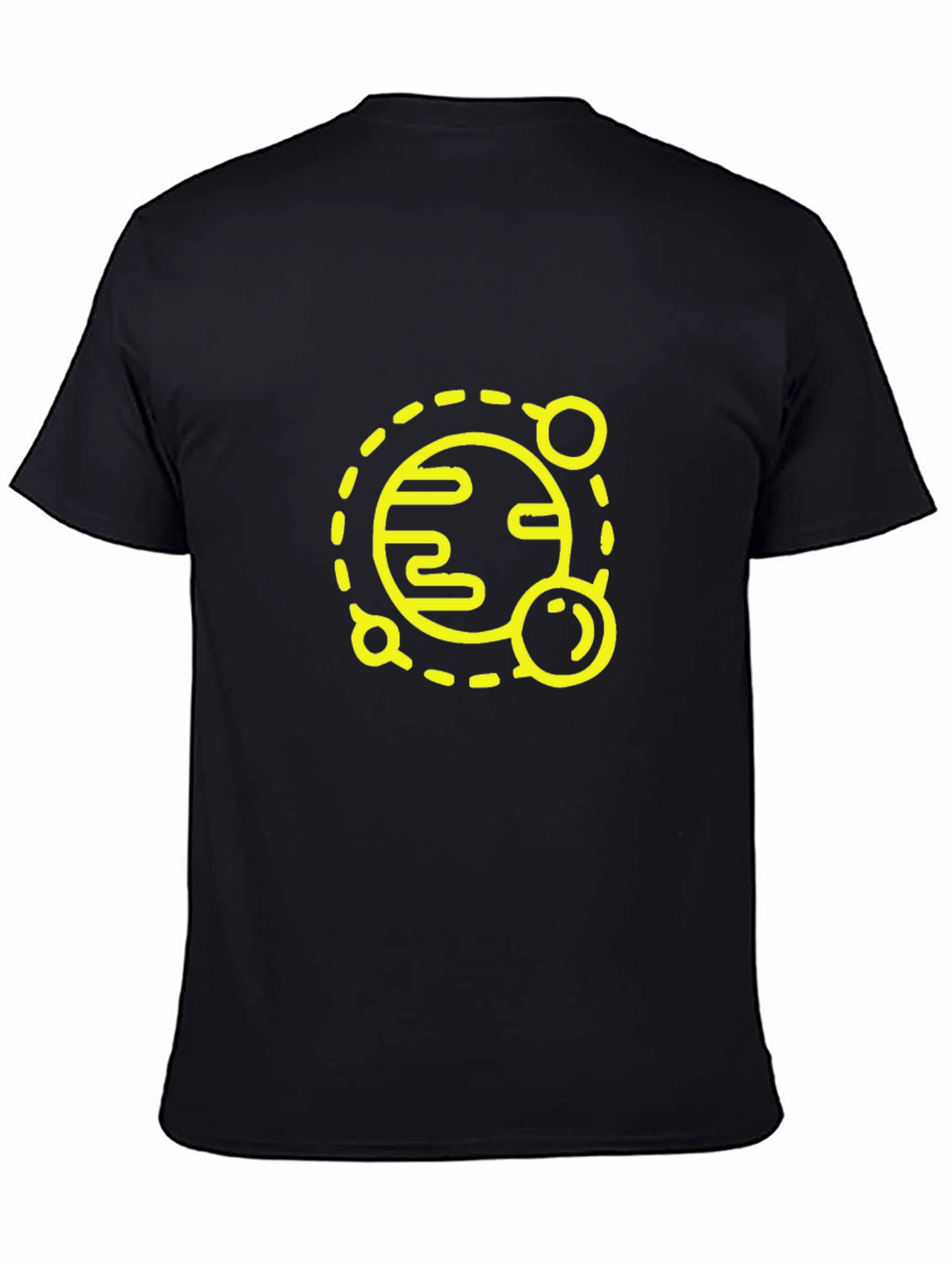Planet Graphic Tee - Black Cotton Blend