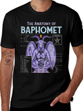 Anatomy of Baphomet Graphic Tee - Occult Design