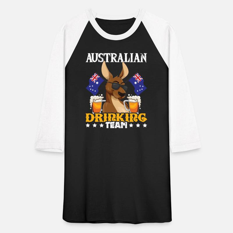 Australian Drinking Beer Australia Day Kangaroo