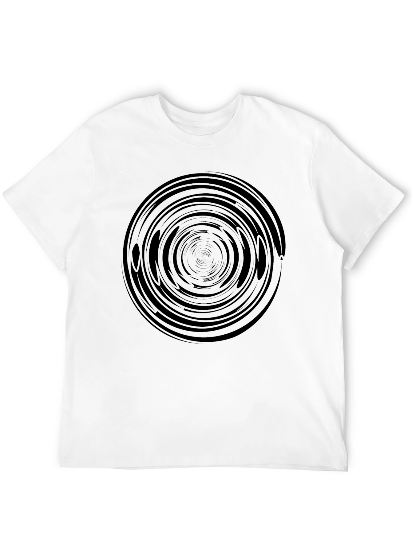 Abstract Vortex Graphic T-Shirt
