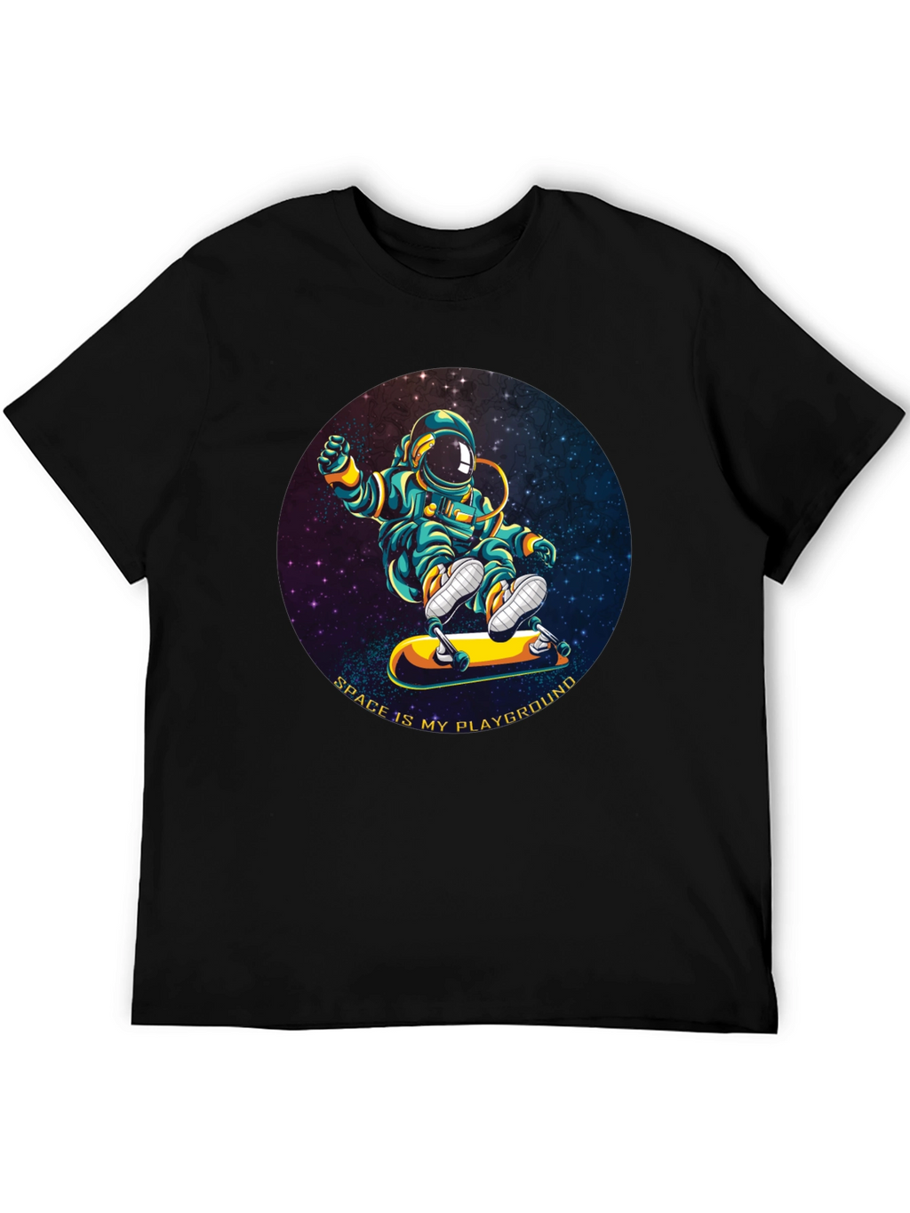 Astronaut Skateboarder T-Shirt - Space is My Playground