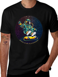 Astronaut Skateboarder T-Shirt - Space is My Playground