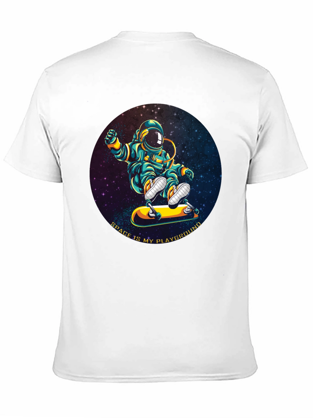 Astronaut Skateboarder T-Shirt - Space is My Playground