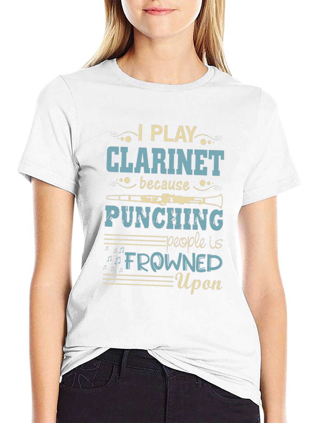 Clarinet Player Graphic Tee - Music Lovers Gift