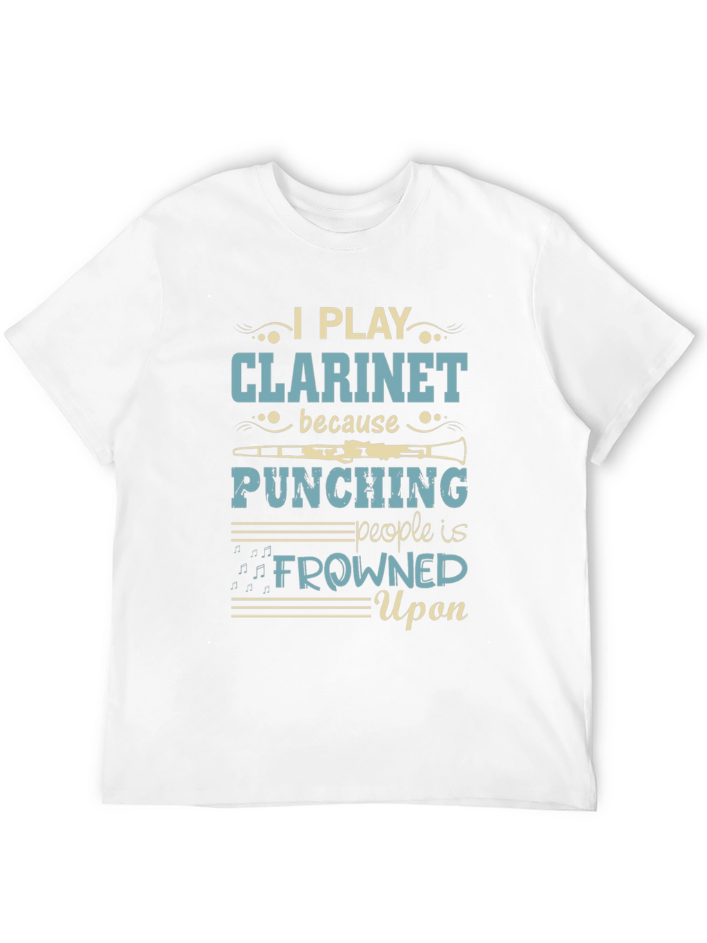 Clarinet Player Graphic Tee - Music Lovers Gift