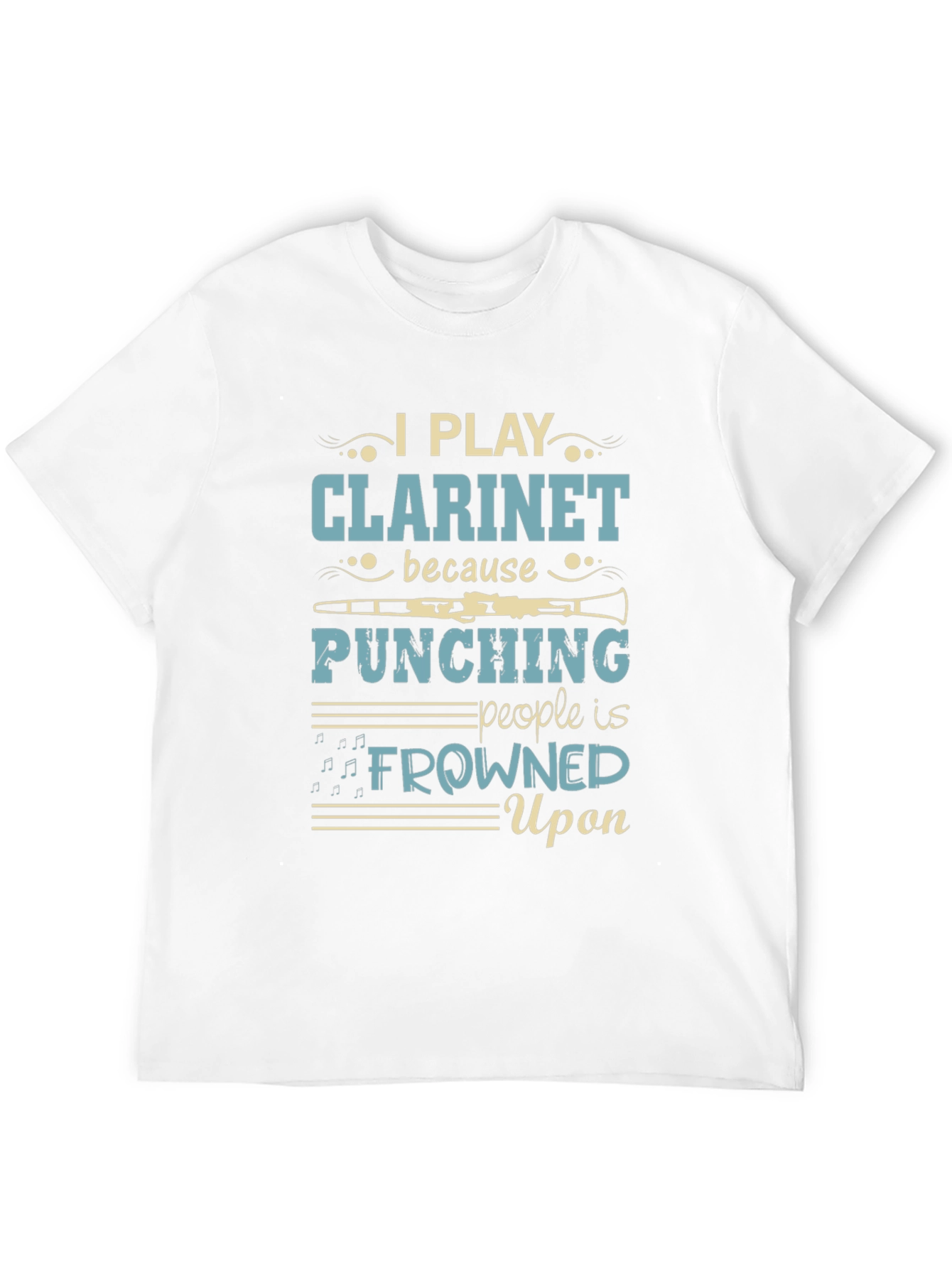 Clarinet Player Graphic Tee - Music Lovers Gift