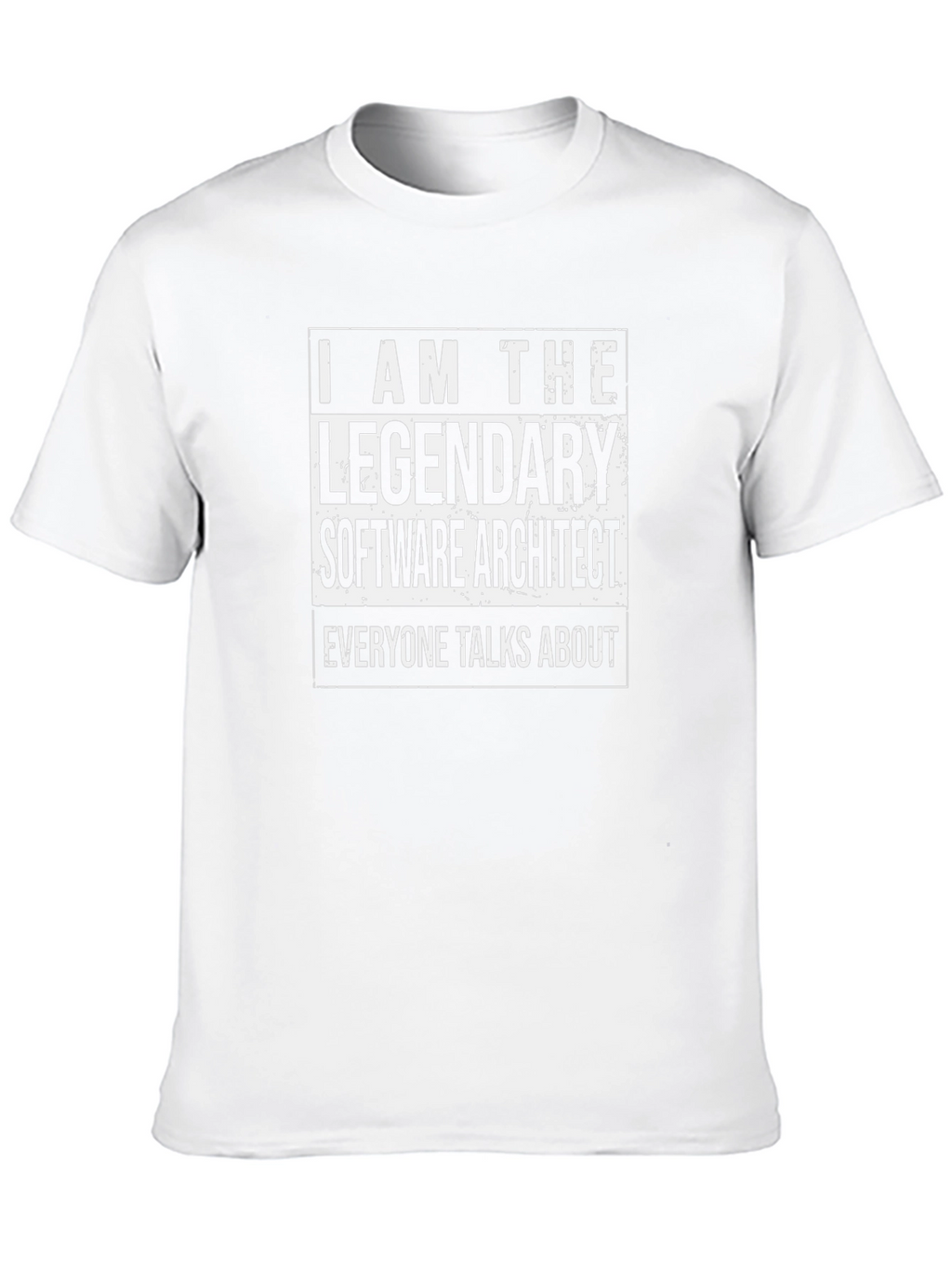Legendary Software Architect T-Shirt - Black Cotton