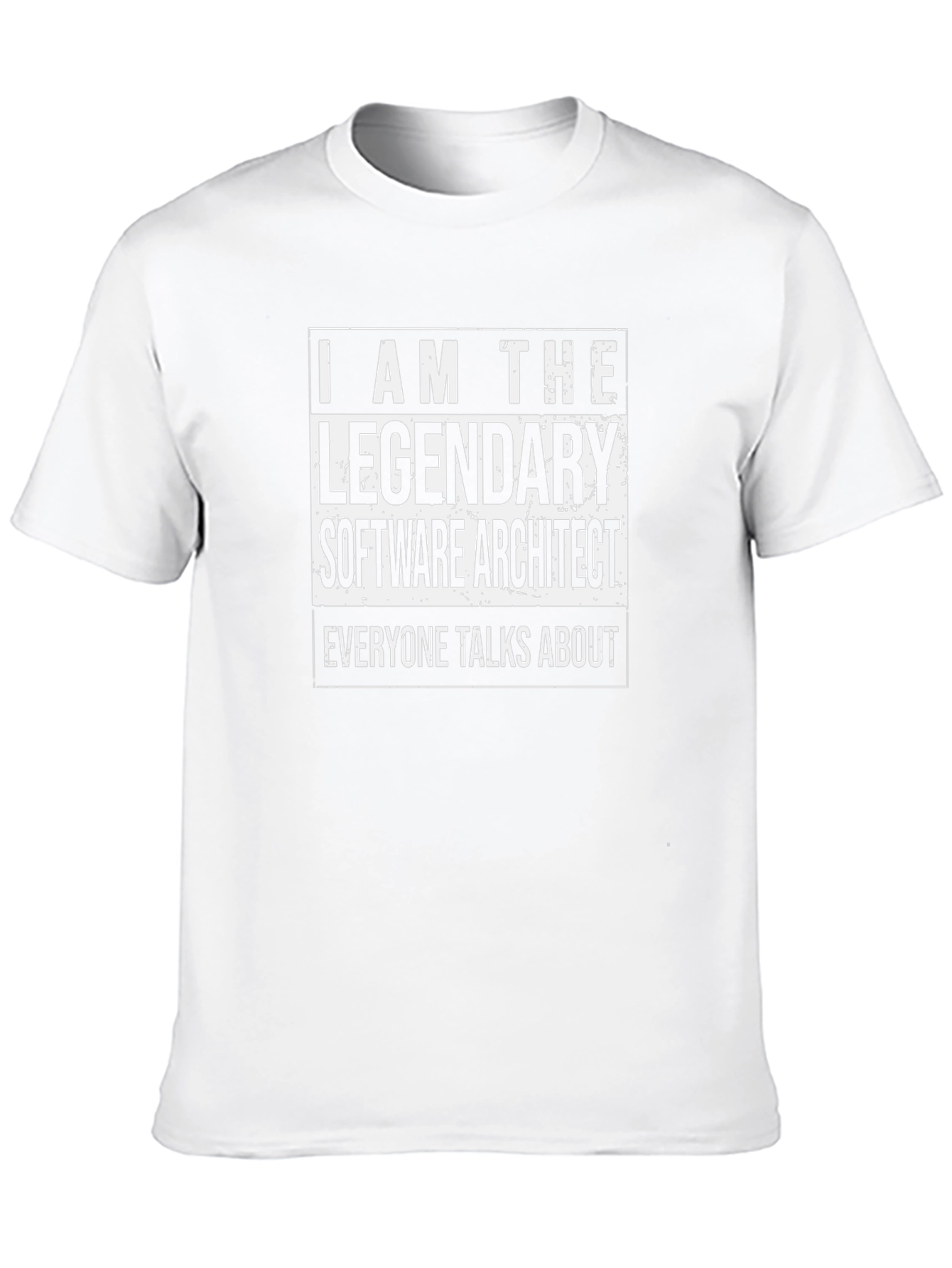 Legendary Software Architect T-Shirt - Black Cotton