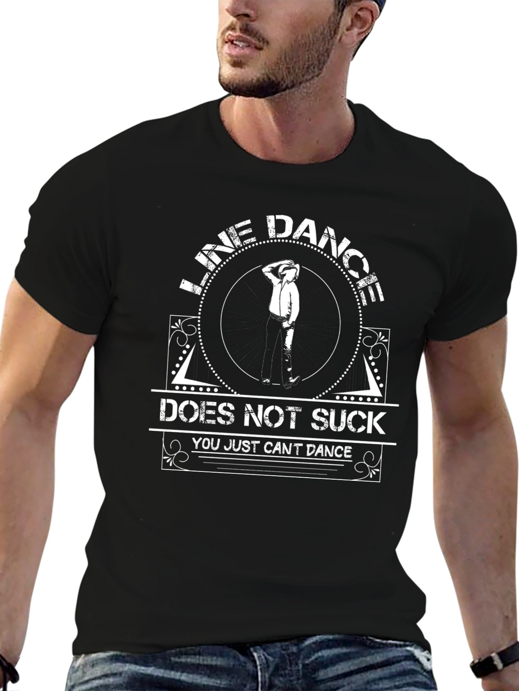 Line Dance Graphic T-Shirt - Does Not Suck!