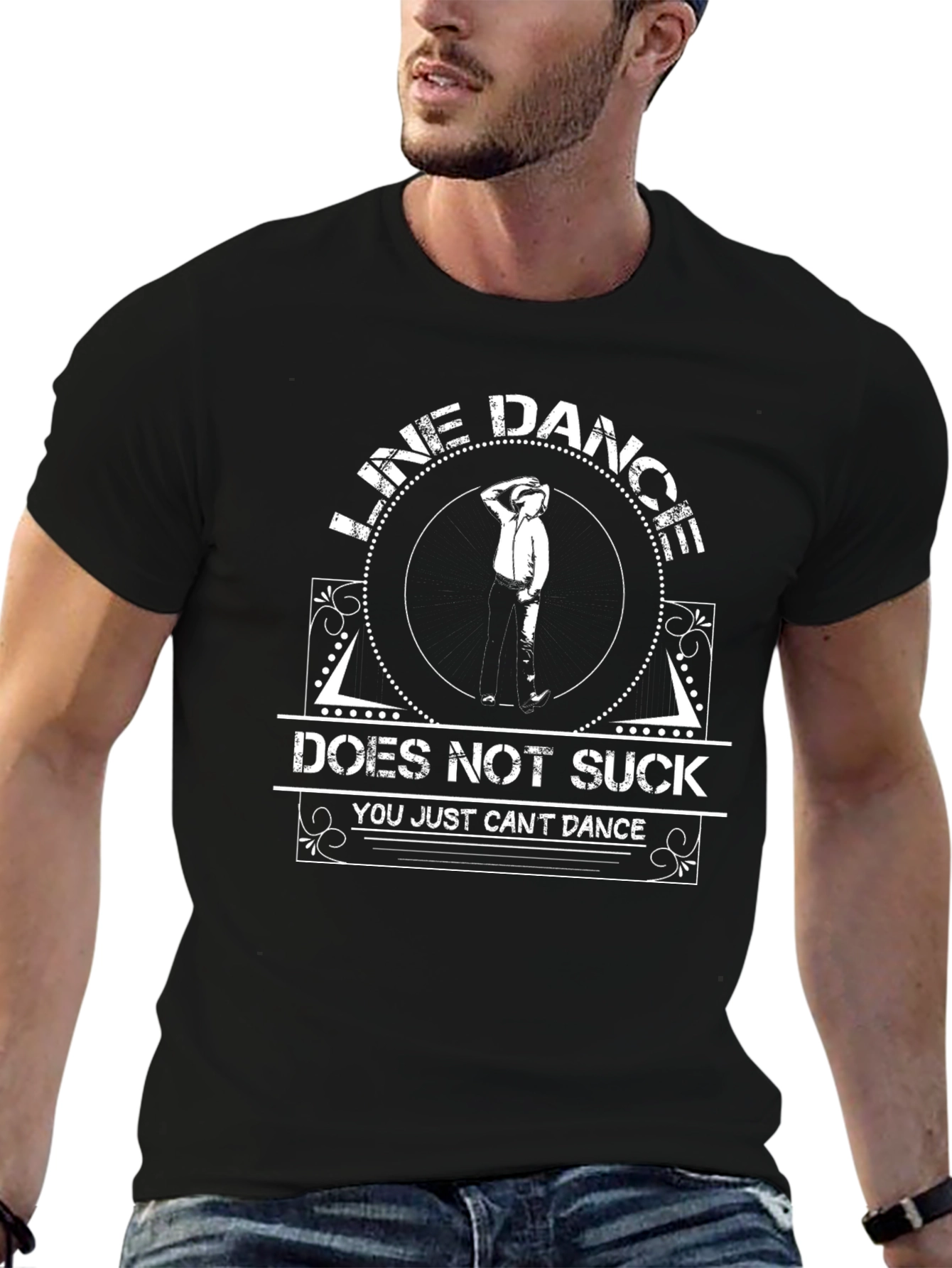 Line Dance Graphic T-Shirt - Does Not Suck!