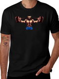Bear Lifting Barbell T-Shirt - Gym Workout Apparel