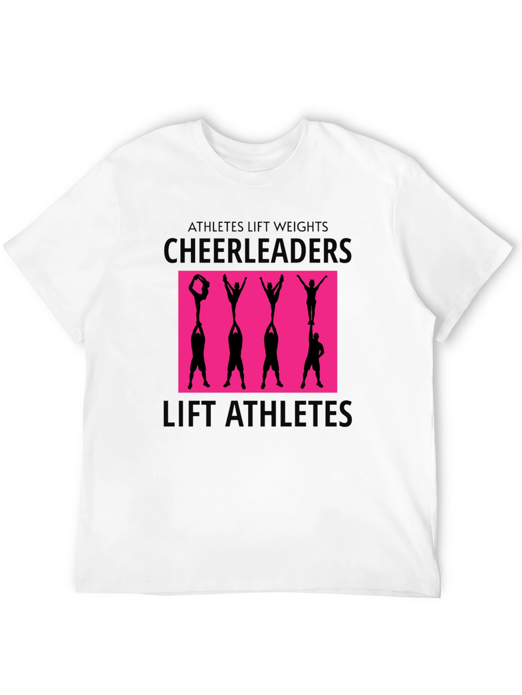 Cheerleaders Lift Athletes Graphic Tee