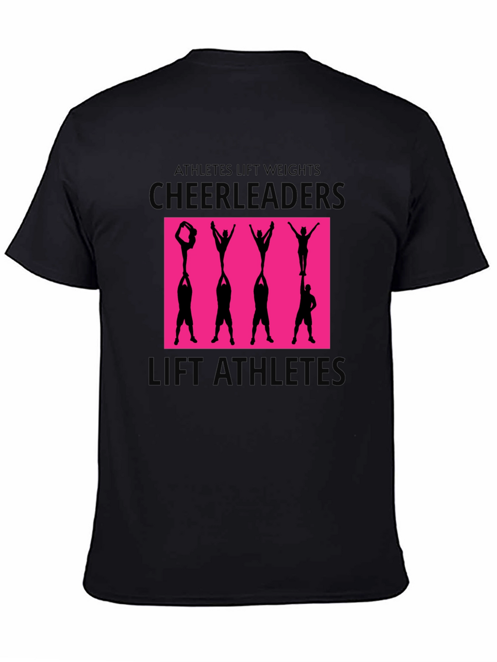 Cheerleaders Lift Athletes Graphic Tee