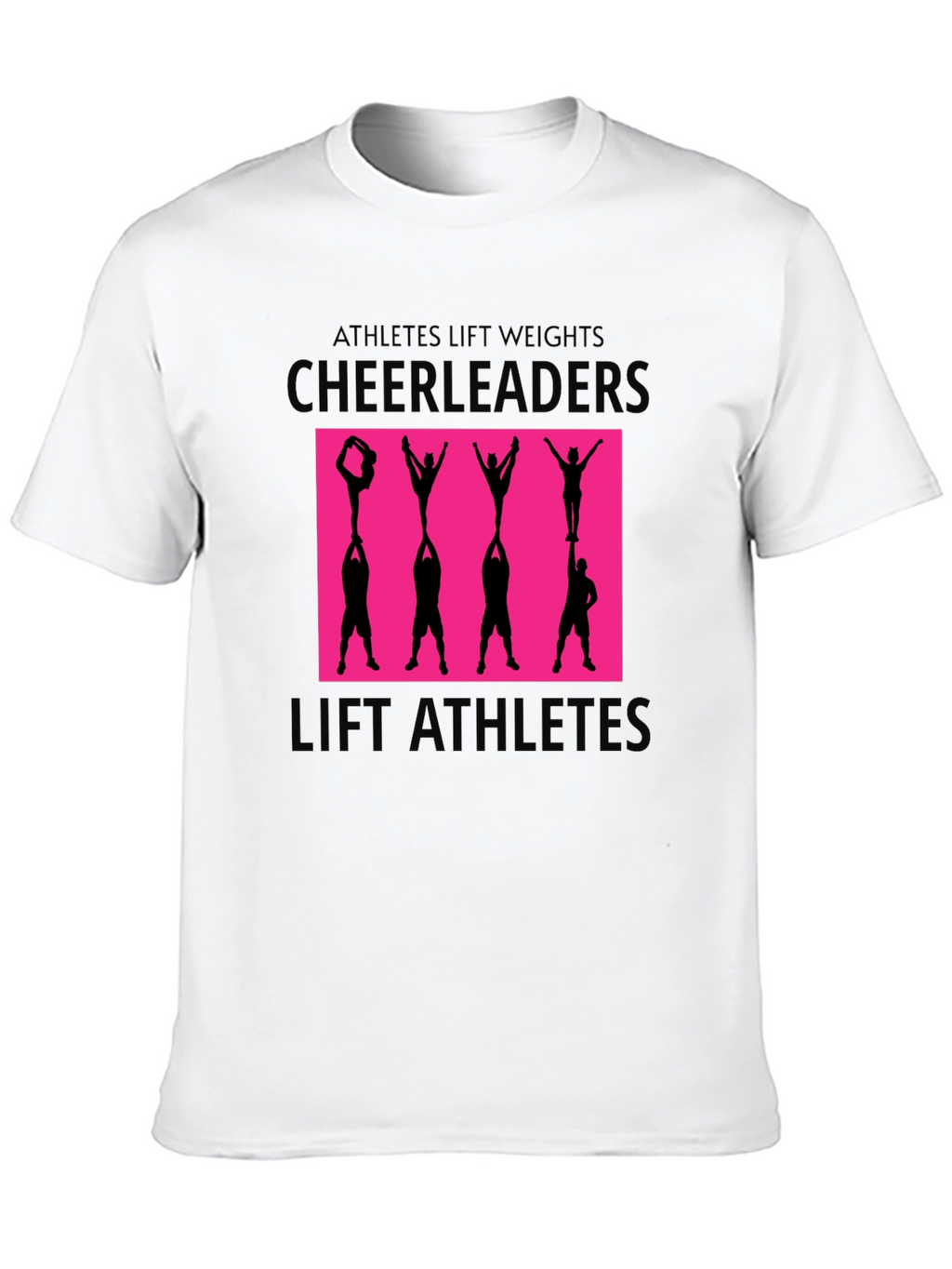 Cheerleaders Lift Athletes Graphic Tee