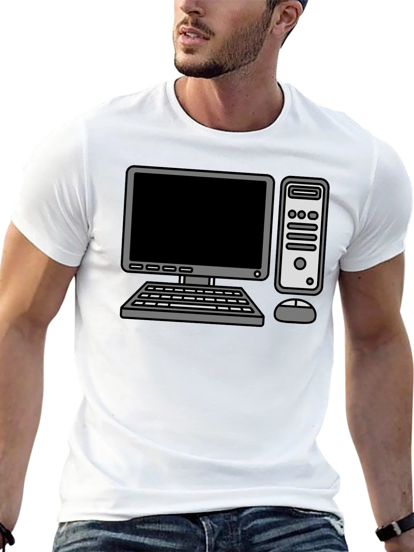 Retro Computer Graphic T-Shirt - Geek Chic
