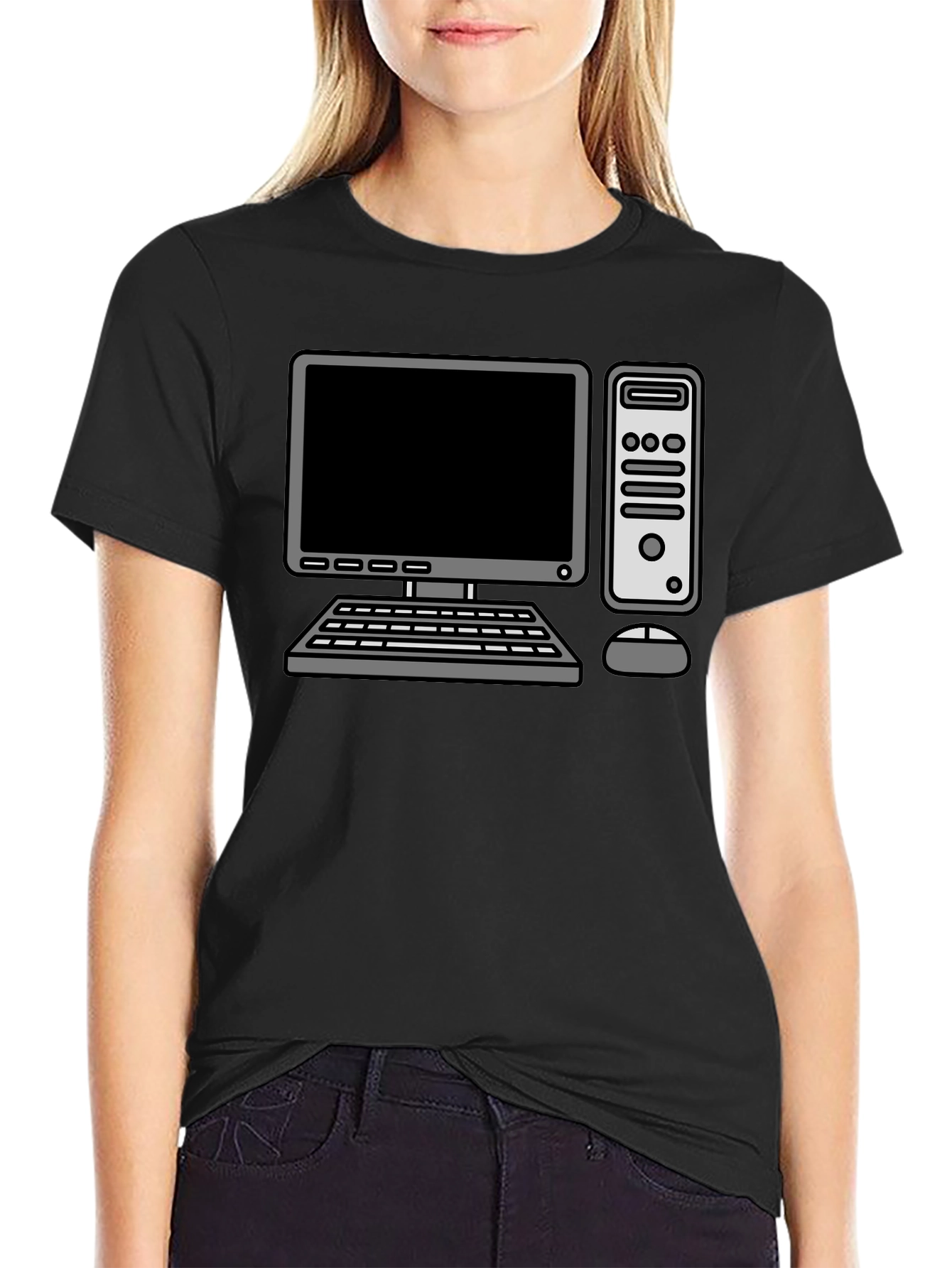 Retro Computer Graphic T-Shirt - Geek Chic