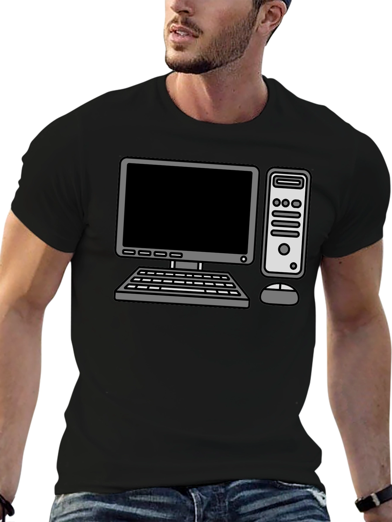Retro Computer Graphic T-Shirt - Geek Chic