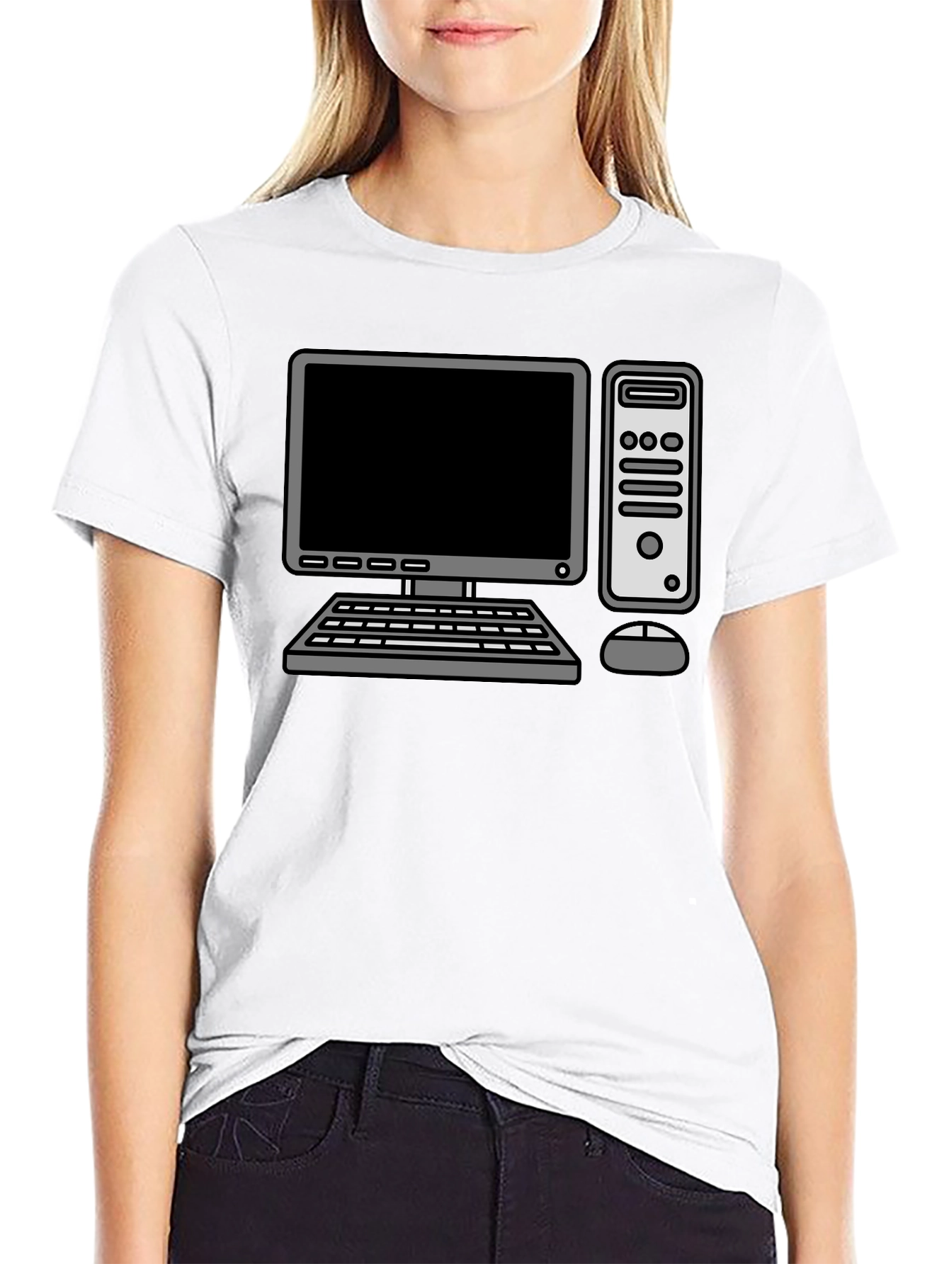 Retro Computer Graphic T-Shirt - Geek Chic