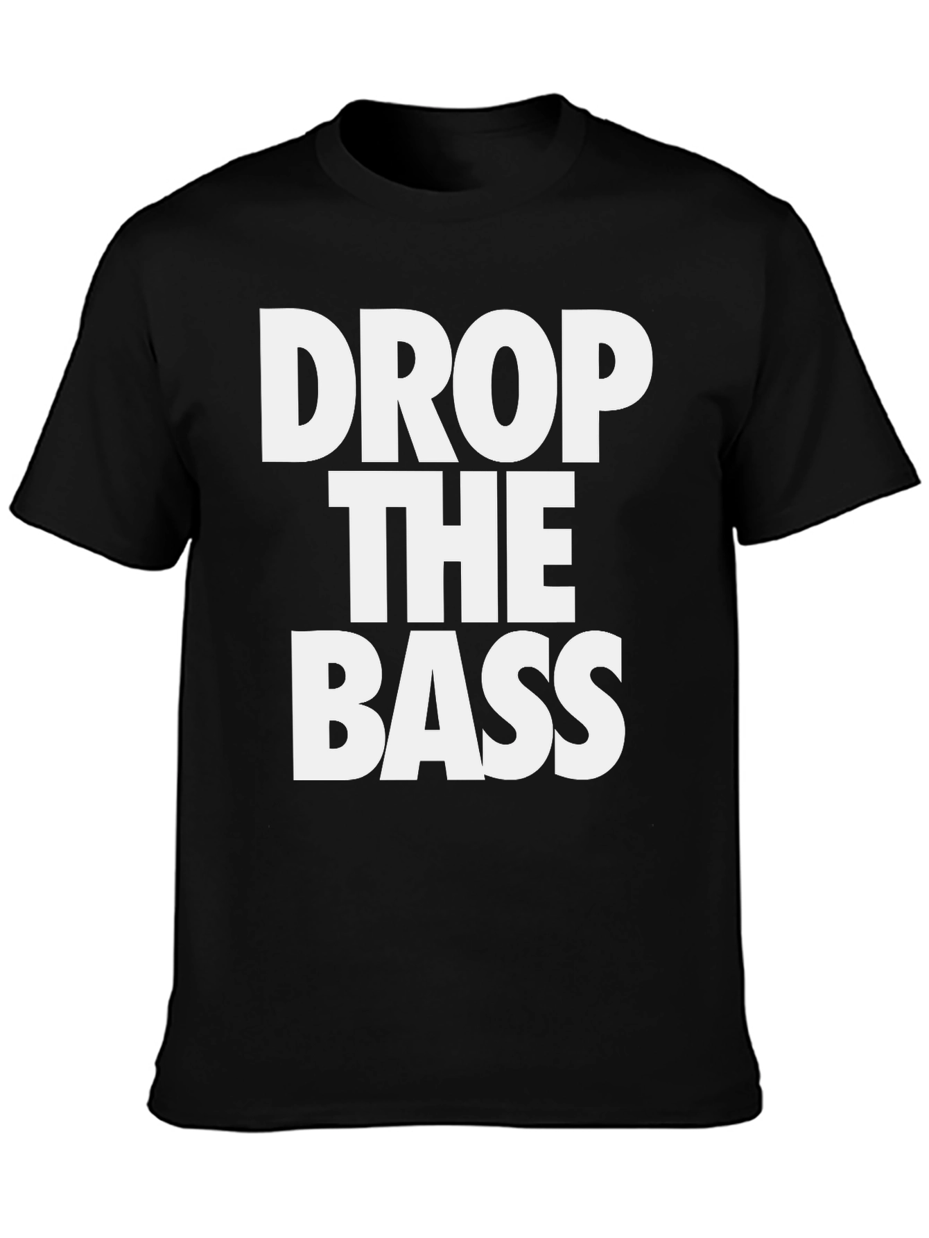 Drop The Bass Graphic T-Shirt - Black