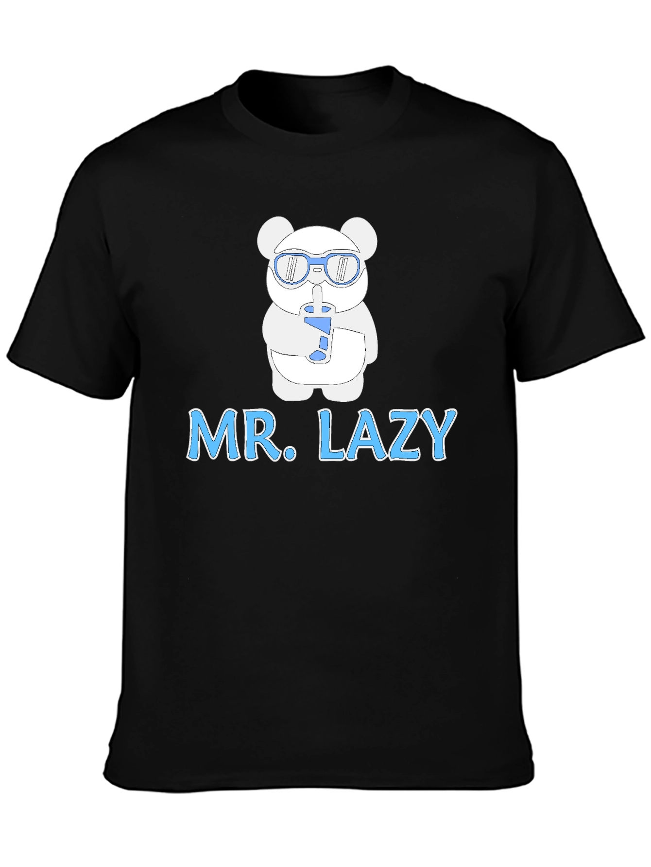 Mr. Lazy T-Shirt: Cool Panda Design